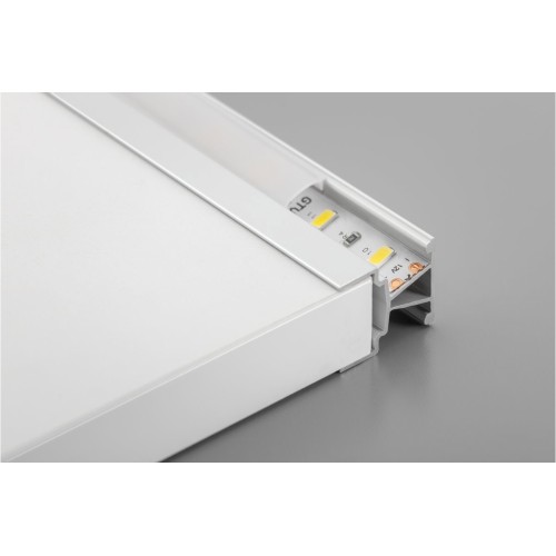 Профіль LED торцевий двосторонній 18мм 3м під світлодіод. стрічку - PA-GLAXMNBDW3M-AL