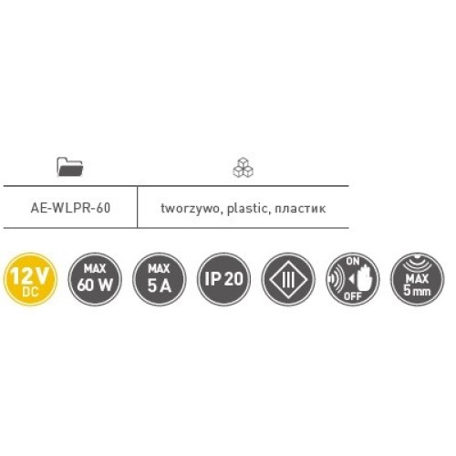 Датчик GTV для профілю LED - AE-WLPR-60