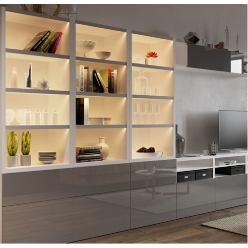 LED-профіль GTV кутовий-торцевий односторонній 3м - PA-GLAXNBJ3M-AL