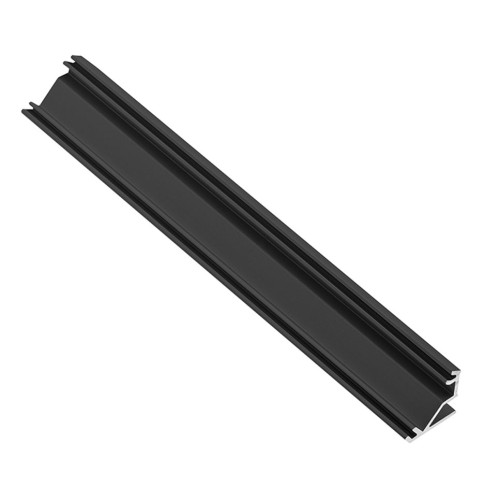 LED-профіль GTV кутовий накладний 2м Чорний матовий - PA-GLAXNKKT-AL-20M
