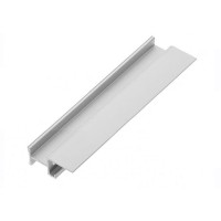 Алюмінієвий профіль GLAX mini для скляних полиць, 2 метри (ціна за 2 метри)