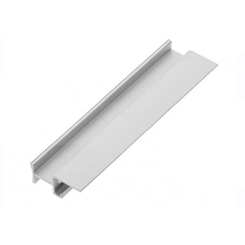 Алюминиевый профиль GLAX mini для стеклянных полок, 2 метра (цена за 2 метра) - PA-GLAXMPK-AL