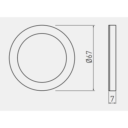 Світильник LED Castello з вмикачем 12V DC, 2,8 W, 36 SMD3528, 200см провід з miniAMP - LD-CS36CB-53