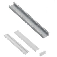 Алюмінієвий профіль GLAX накладний MINI, 3 метри (ціна за 3 метри)