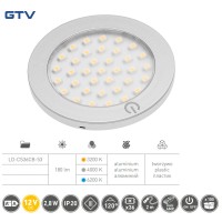 Светильник LED Castello с включателем 12V DC, 2,8 W, 36 SMD3528, 200см провод с miniAMP