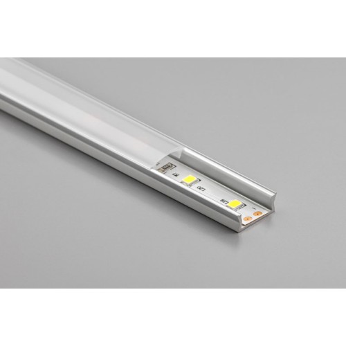 Алюминиевый профиль GLAX накладной MINI, 3 метра (цена за 3 метра) - PA-GLAXMNK3M-AL