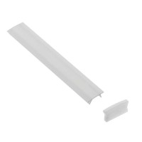 Кришка молочного кольору для алюмінієвого профілю PA-GLAX MINI