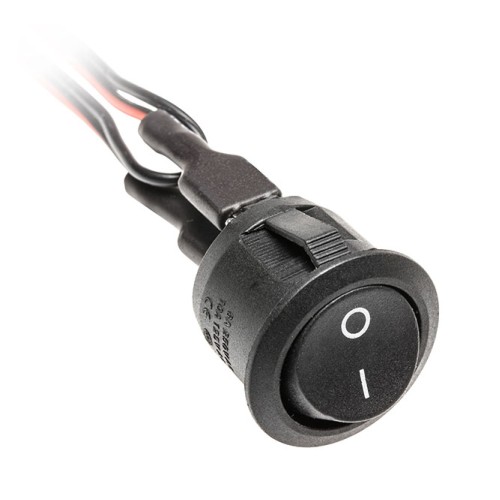 Вимикач кнопковий чорний - AE-WLC01-20