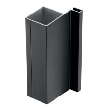 Профіль J вертикальний боковий GTV VELLO, 3000 мм, чорний