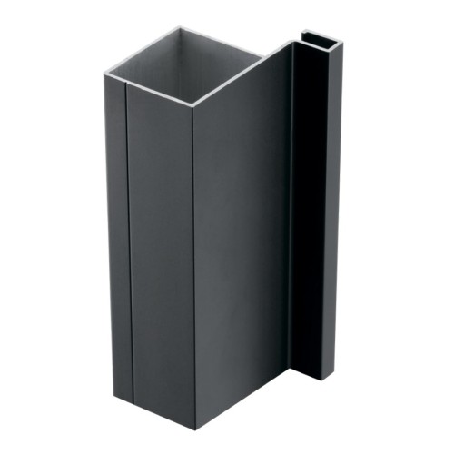 Профіль J вертикальний боковий GTV VELLO, 3000 мм, чорний - PA-VELLO-TJ3M-20M