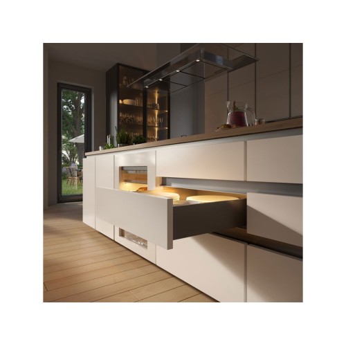 Профіль C горизонтальний GTV VELLO 4000 мм з пазом під LED 5мм Алюміній - PA-VELLO-C4M-05