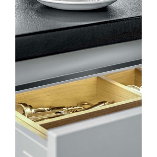 Профіль C горизонтальний GTV VELLO 3000 мм із пазом під LED 5мм Чорний - PA-VELLO-C3M-20M