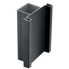 Профіль T вертикальний середній GTV VELLO 3000 мм Чорний