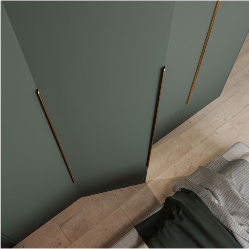 Ручка меблева торцева GTV HEXA 1200 мм Алюміній - UA-HEXA-1200-05