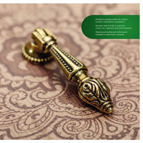 Ручка APRIL 096 мм Бронза - UZ-APRIL-96-04