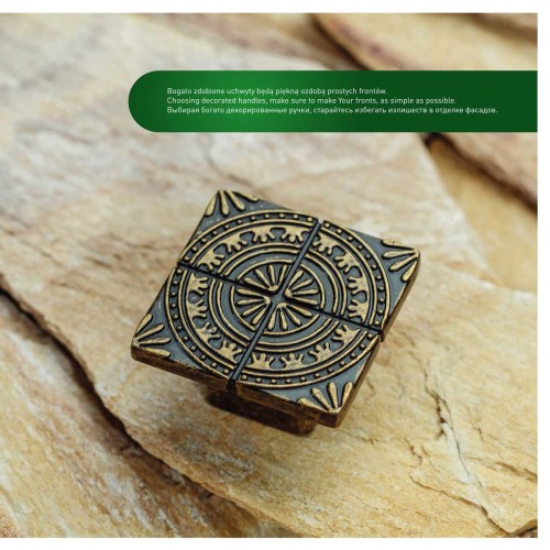 Ручка Aztek 160 мм Бронза - uz-az-160-04