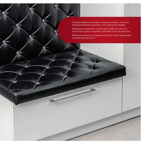 Ручка UZ-CRA 14 128 мм хром - uz-cra14-128