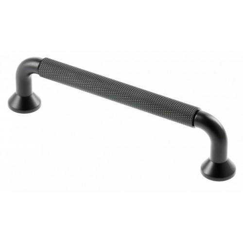 Ручка мебельная GTV STRUCTURE 128 мм Черный матовый - UA-STRUCTURE-128-20M
