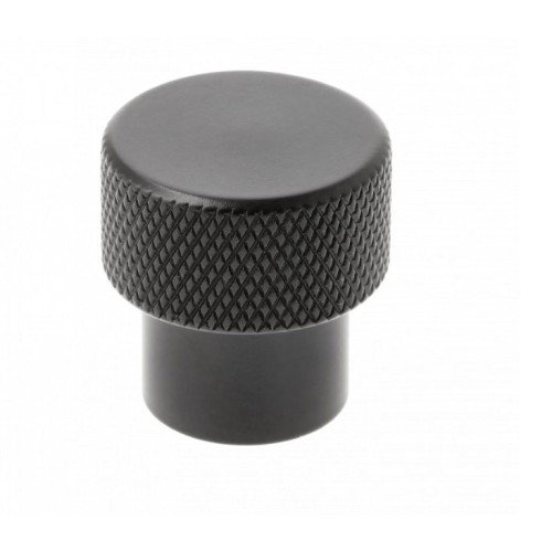 Ручка мебельная GTV STRUCTURE d 22 мм Черный матовый - GA-STRUCTURE-1-20M