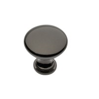 Ручка кнопка GTV TERNI d 30 мм Чорний хром