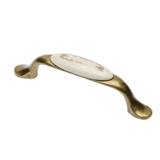 Ручка 728-P Бронза_керамика_золотой орнамент ornament