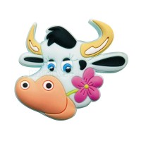 Ручка дитяча гумова корівка