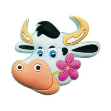 Ручка детская резиновая коровка