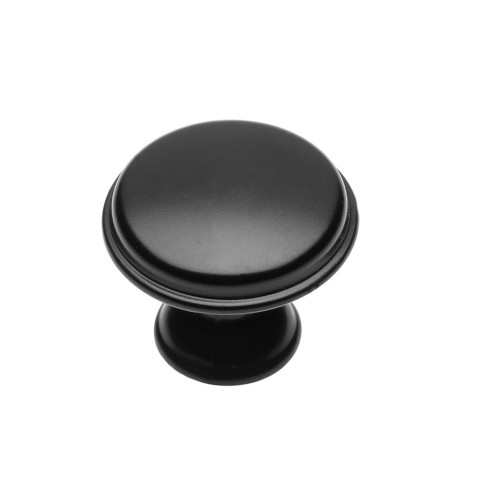 Ручка кнопка GTV CENTO d 28 мм Черный матовый - GZ-CENTO-1-20M