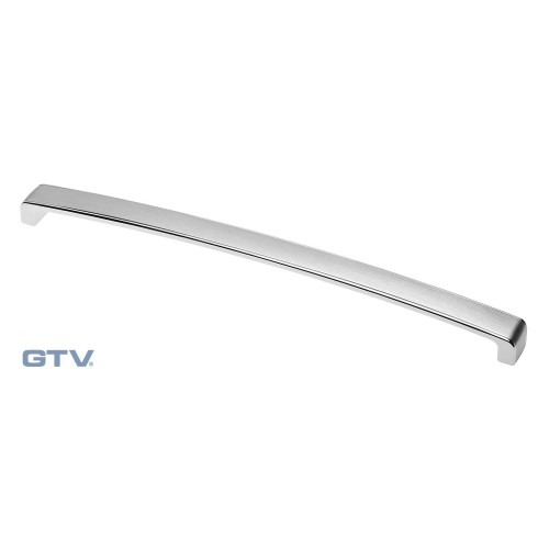 Ручка MONZA 384 мм, хром/сталь - UZ-MONZA384-06