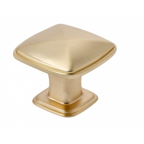 Ручка мебельная кнопка GTV POINT d 30 мм золото матовое - GZ-POINT-1-18