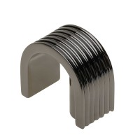 Ручка кнопка VETA Чорний хром