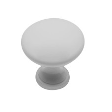 Ручка кнопка GTV TERNI d 30 мм Білий