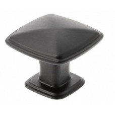 Ручка меблева кнопка GTV POINT d 30 мм Чорний матовий