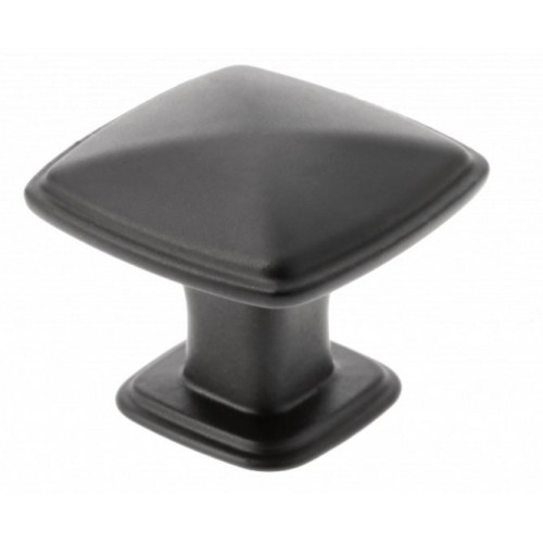 Ручка меблева кнопка GTV POINT d 30 мм Чорний матовий - GZ-POINT-1-20M
