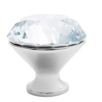 Ручка меблева Crystal Palace CRPB d 25 Хром + Кристал