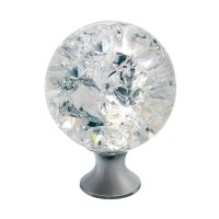 Ручка мебельная Crystal Palace CRPС (d 30 Хром + Кристалл)