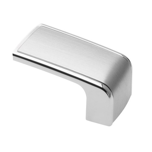 Ручка GTV MONZA 16 мм Хром/шліфована сталь А - UZ-MONZA16-06