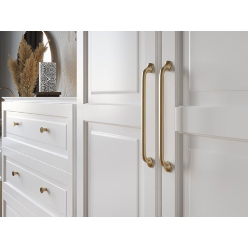 Ручка мебельная GTV FABRICIO 128 мм Матовое золото - UZ-FABRICIO-128-18