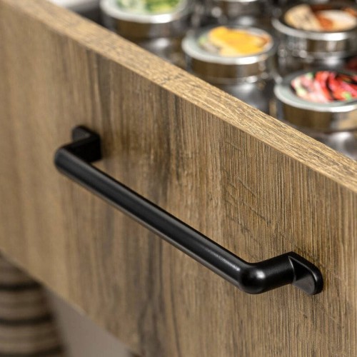 Меблева ручка GTV OTTO 160 мм Чорний матовий - UZ-OTTO-160-20M