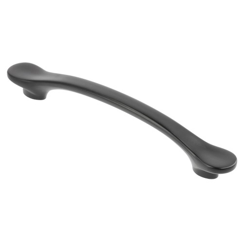 Меблева ручка GTV VENICE 128 мм Чорний матовий - UZ-VENICE-128-20M