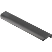 Ручка меблева торцева GTV HEXA Чорний мат. C=192 мм