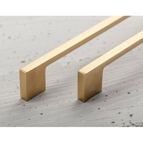 Ручка меблева GTV UZ-819 256 мм Золота латунь - UZ-819256-16