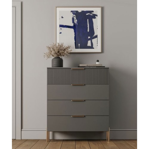 Ручка меблева торцева GTV HEXA світле золото C=160 mm - UA-HEXA-160-22