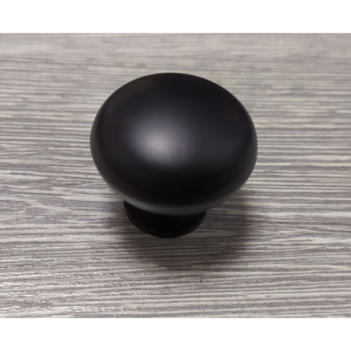 Ручка кнопка GTV BERGAMO d 32 мм Чорний матовий - GS-BERGA-1-20M