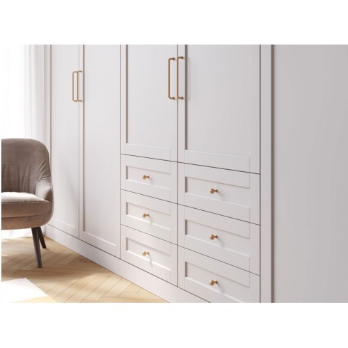 Ручка GTV NORD 192 мм Матове золото - UZ-NORD-192-18