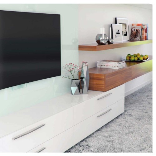 Ручка KATANIA 320 мм Чорний хром - UZ-KATAN-320-12