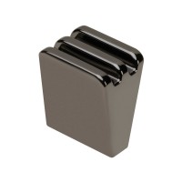 Ручка кнопка GANZA Чорний хром