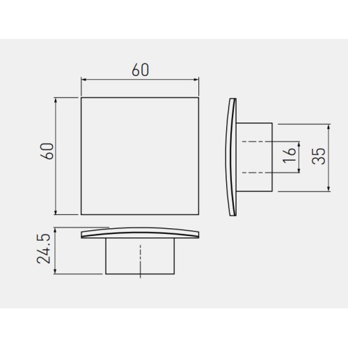 Ручка UZ-883 Хром - uz-883016-01
