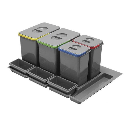 Сегрегатор MULTINO 800мм, 2 X 15л + 2 X 7л + 3 ємності - PB-91644100B5V-A