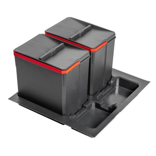 Контейнер для сміття AxiSpase РВ-AS-600-2X15L ящики 600мм, 2х15л - PB-AS-600-2X15L